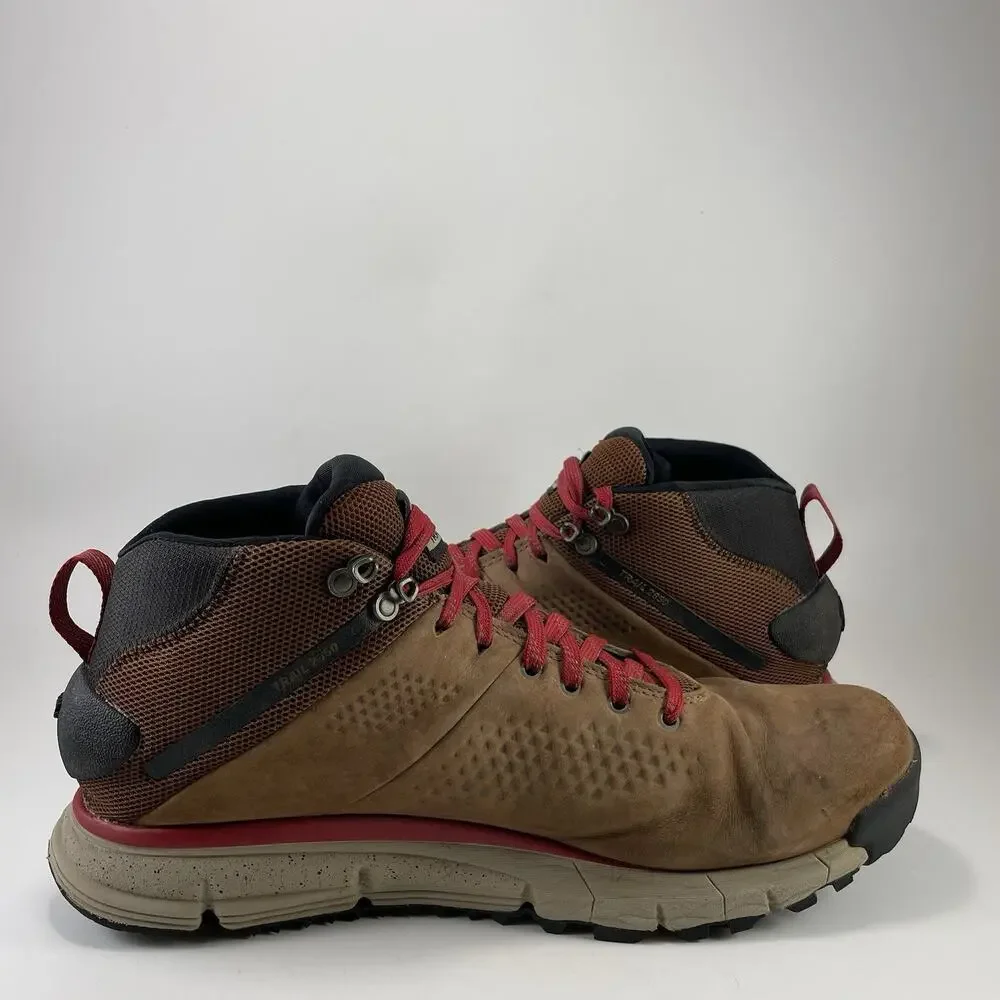Danner Trail 2650 Mid GORE-TEX Boots Mens Size 13 D Brown Red Waterproof Hiking